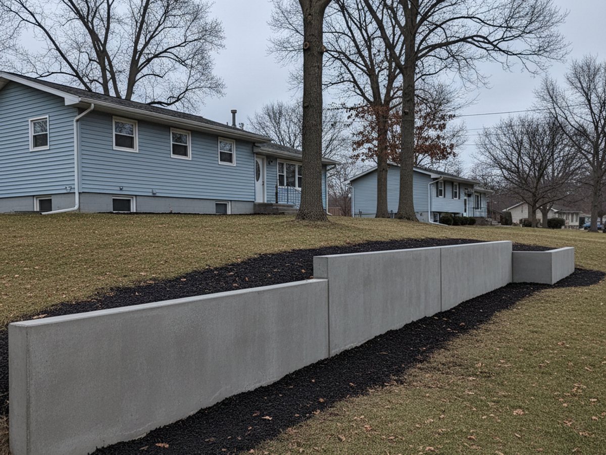 Garage Floor Concrete completed by Heritage Concrete Solutions in LaPorte, IN
